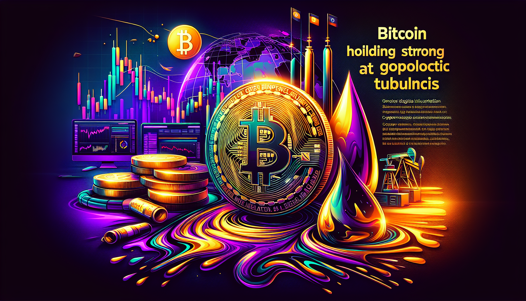 البيتكوين يصمد عند مستوى 65 ألف دولار رغم الاضطرابات الجيوسياسية